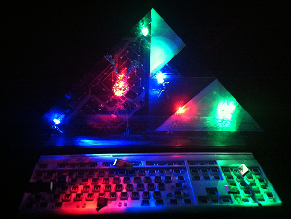 LED Triangular Monitor